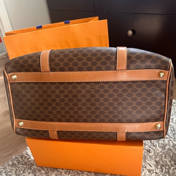 ✨❌SOLD❌VINTAGE CELINE MACADAM BOSTON BAG✨ - Picture 7 of 16